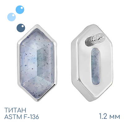 Накрутка Locket Labradorite 1.2 мм